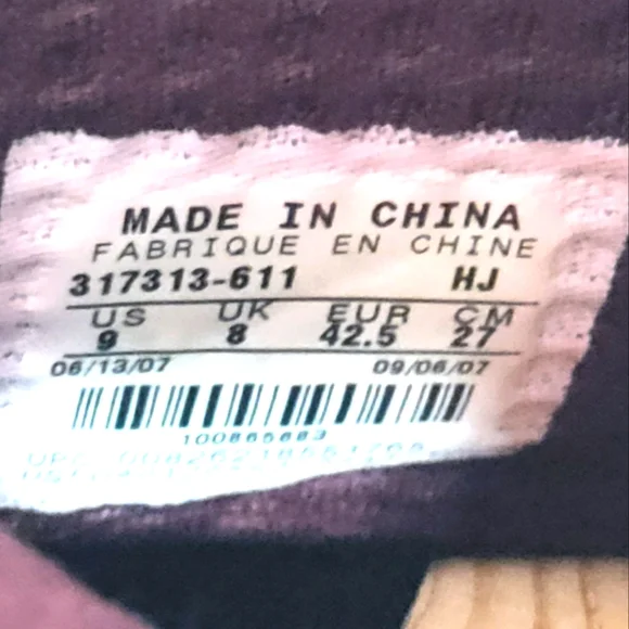 Nike Air Force 1 '07 Low Layers of Love Gym Red Burgundy Crush Men's EUC - Picture 12 of 13